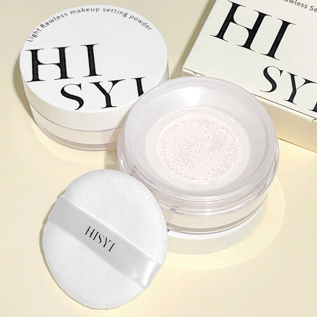 Translucent Makeup Setting Powder — Waterproof Natural Finish Loose Powder for Long-Lasting Hold