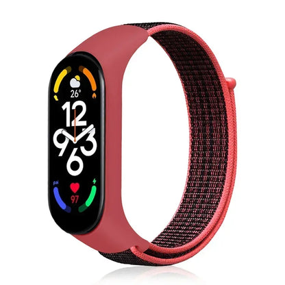 Nylon Sport Strap for Xiaomi Mi Band 3 4 5 6 7 — Soft Adjustable Replacement Wristband