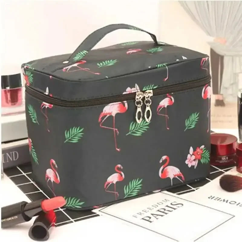 Large Capacity Makeup Bag — Multi-Compartment Home & Travel Organizer