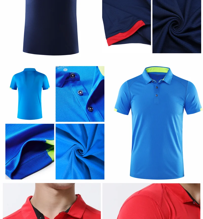 Men's Quick-Dry Sports POLO Shirt — Breathable Short Sleeve Cycling & Fitness Top