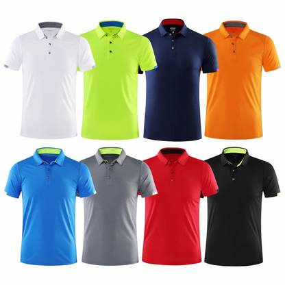 Men's Quick-Dry Sports POLO Shirt — Breathable Short Sleeve Cycling & Fitness Top