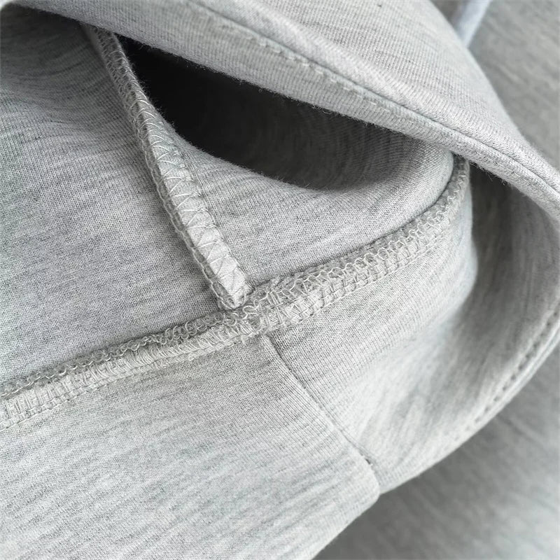 KEYANKETIAN Oversized Zip-Up Hoodie — Unisex High Street Sweatshirt