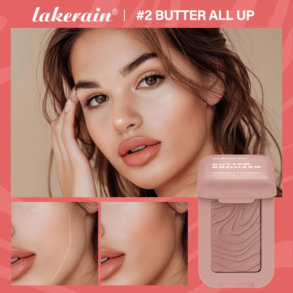 Lakerain Butter Bronzer Cream — Waterproof Shimmer Blush & Silky Monochrome Korean Face Cosmetic for Women