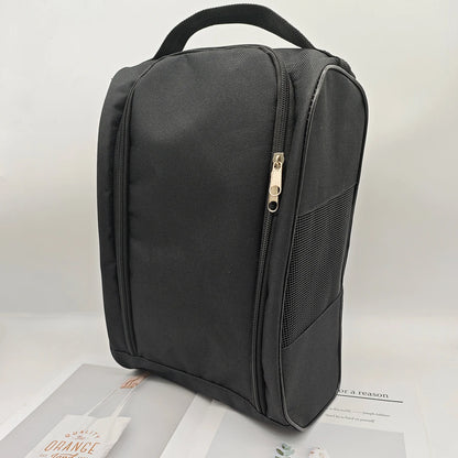 Portable Sports Shoe Bag — Breathable Oxford Carry Bag for Golf, Football & Tennis