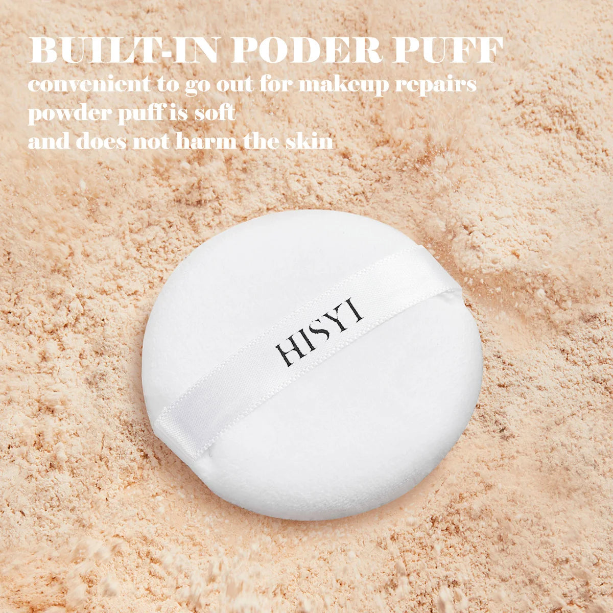 Translucent Makeup Setting Powder — Waterproof Natural Finish Loose Powder for Long-Lasting Hold