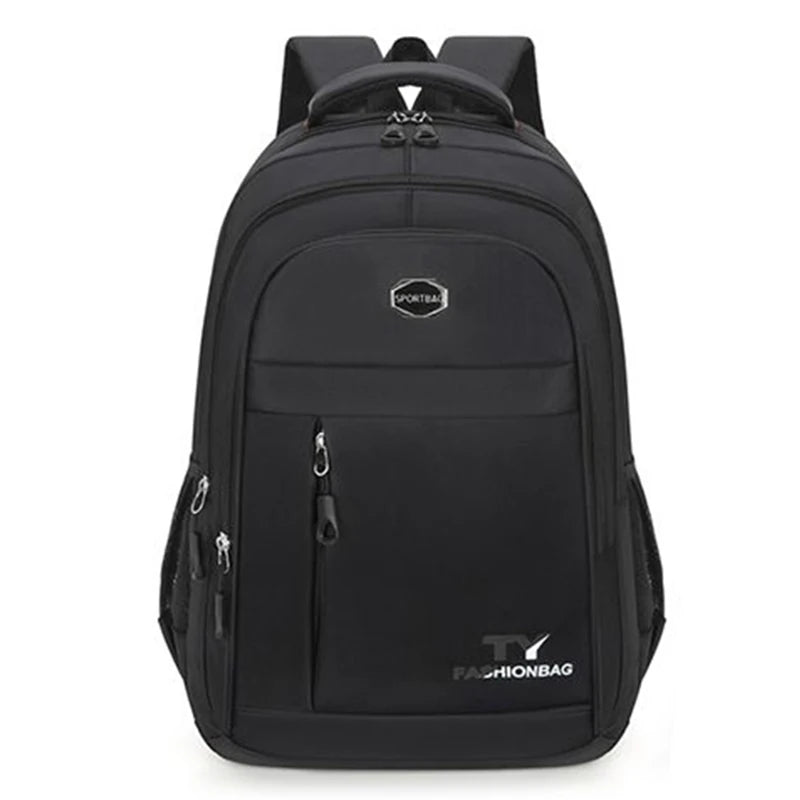 Neutral Nylon Business & Travel Backpack — Unisex Laptop Bag for Work, School & Travel