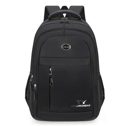 Neutral Nylon Business & Travel Backpack — Unisex Laptop Bag for Work, School & Travel