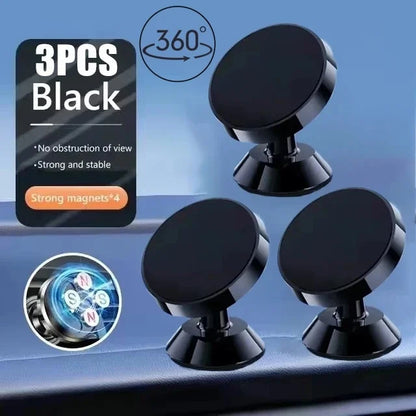 Magnetic Car Phone Holder — Universal Dashboard Mount for iPhone, Samsung, Xiaomi & Huawei