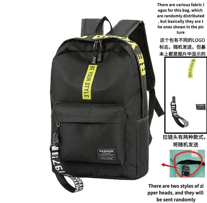 Korean Style Large Capacity Fashion Backpack — Trendy School & Travel Bag for Men & Women