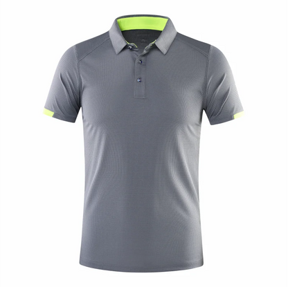 Men's Quick-Dry Sports POLO Shirt — Breathable Short Sleeve Cycling & Fitness Top