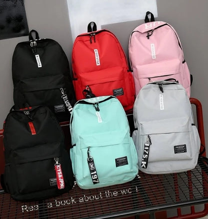Korean Style Large Capacity Fashion Backpack — Trendy School & Travel Bag for Men & Women