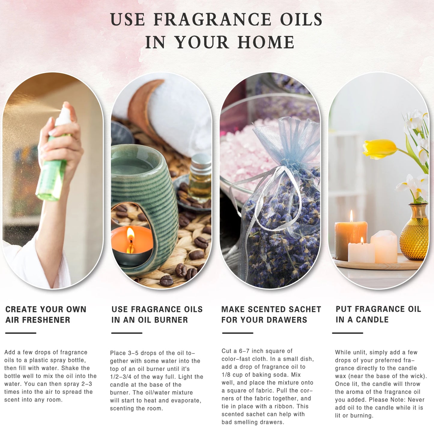 PHATOIL Aromatherapy Fragrance Oil 100ml — Premium Diffuser & Home Scent