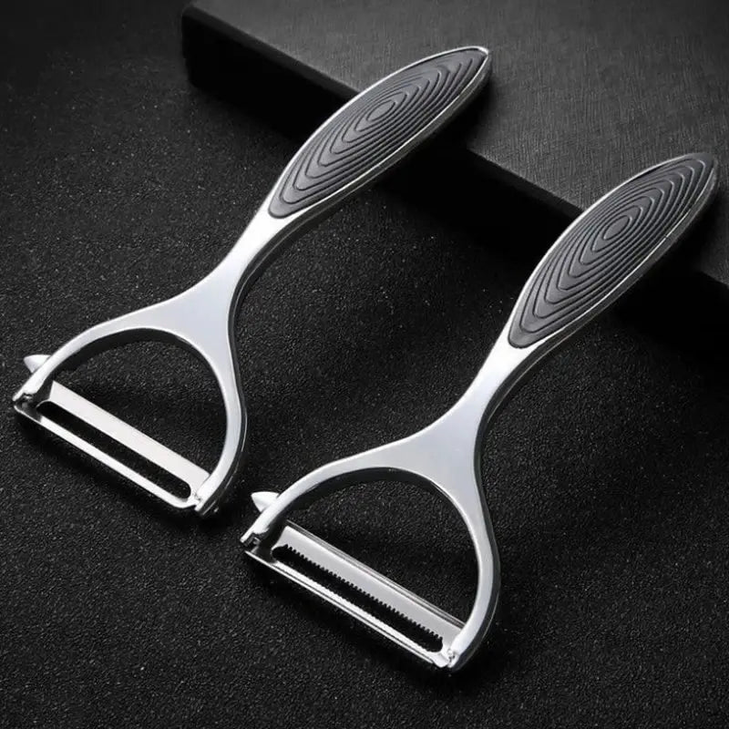 Stainless Steel Multi-Function Vegetable & Fruit Peeler — Carrot Grater & Kitchen Peeling Tool