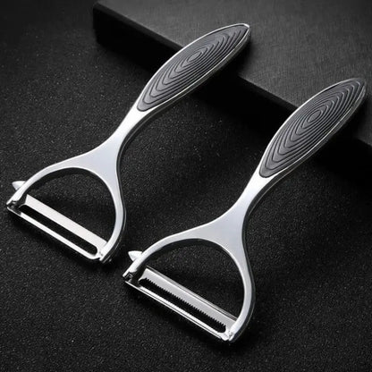 Stainless Steel Multi-Function Vegetable & Fruit Peeler — Carrot Grater & Kitchen Peeling Tool