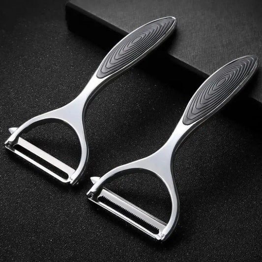 Stainless Steel Multi-Function Vegetable & Fruit Peeler — Carrot Grater & Kitchen Peeling Tool