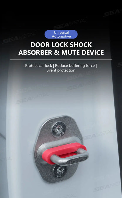 Universal Car Door Shock Absorber — Soundproof Anti-Vibration Cushion Buffer Pad & Damper