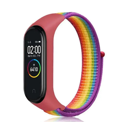 Nylon Sport Strap for Xiaomi Mi Band 3 4 5 6 7 — Soft Adjustable Replacement Wristband