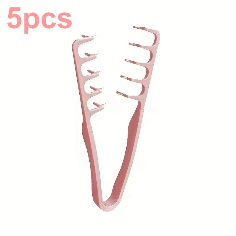 Volumizing Wide-Tooth Hair Styling Comb — Fluffy Texture Curling Tool for All Hair Types