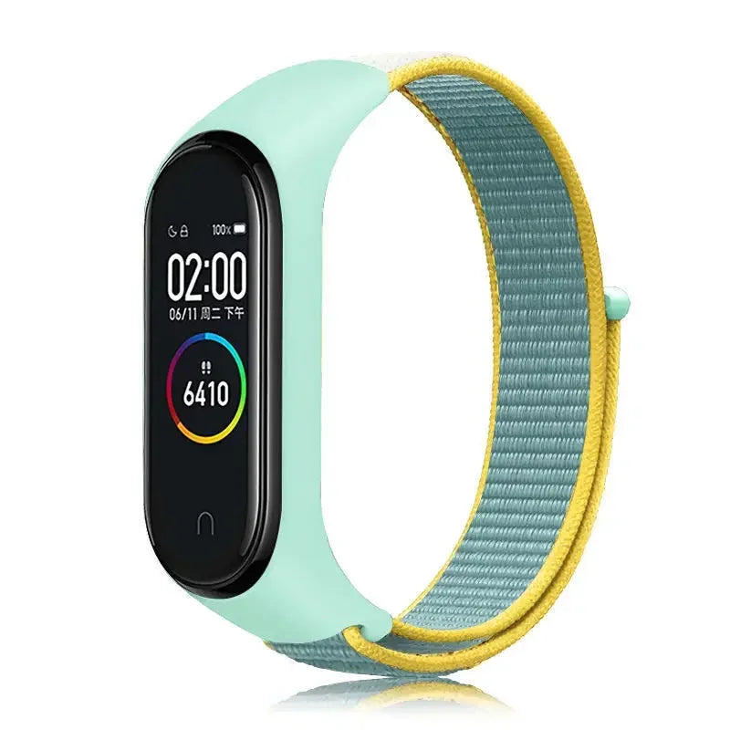 Nylon Sport Strap for Xiaomi Mi Band 3 4 5 6 7 — Soft Adjustable Replacement Wristband