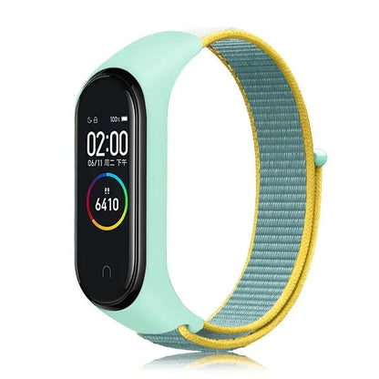 Nylon Sport Strap for Xiaomi Mi Band 3 4 5 6 7 — Soft Adjustable Replacement Wristband