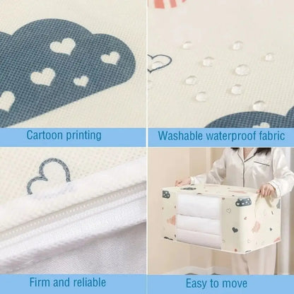 Large Capacity Multi-Purpose Storage Bag with Handles — Dustproof & Moisture-Resistant Non-Woven Fabric