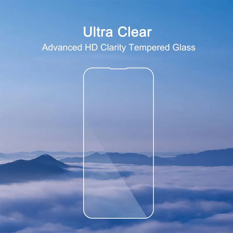 Tempered Glass Screen Protector for iPhone — Compatible with iPhone 11, 12, 13, 14, 15, 16, 17 Pro Max
