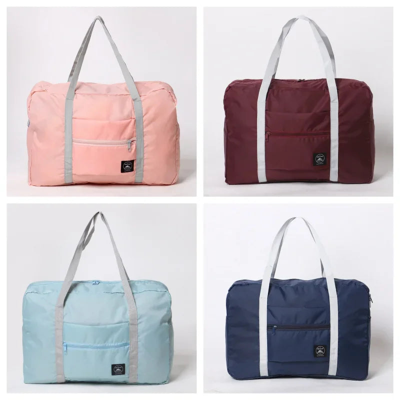 25 L Foldable Travel Duffel Bag with Trolley Sleeve