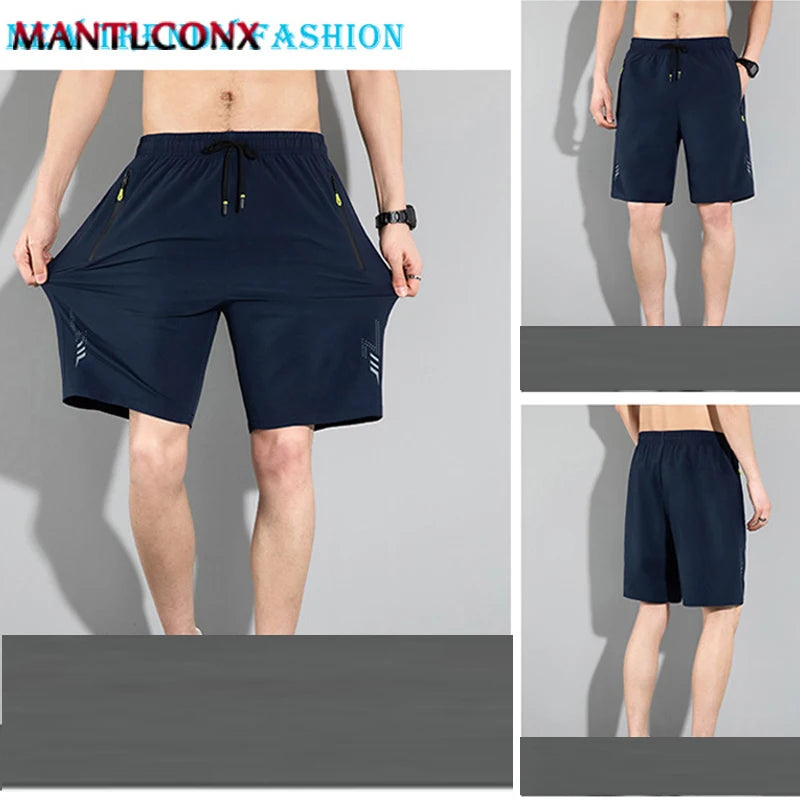 Men's Quick-Dry Sports Shorts — Breathable Running & Football Shorts