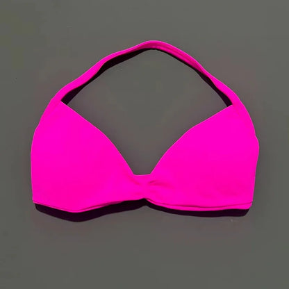 Women's Sports Strappy Yoga Bra — High Support Backless Halter Fitness Workout & Running Bra