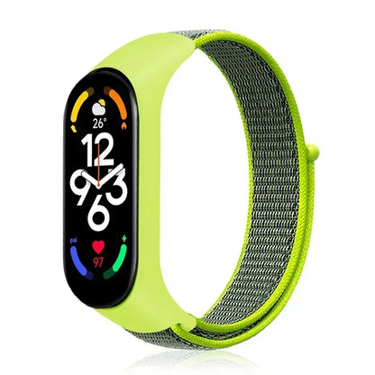 Nylon Sport Strap for Xiaomi Mi Band 3 4 5 6 7 — Soft Adjustable Replacement Wristband