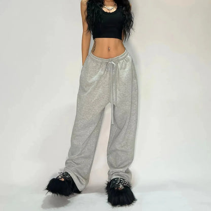 Camo Tactical Jogger Sweatpants — Y2K Embroidered Cargo Pants for Men & Women