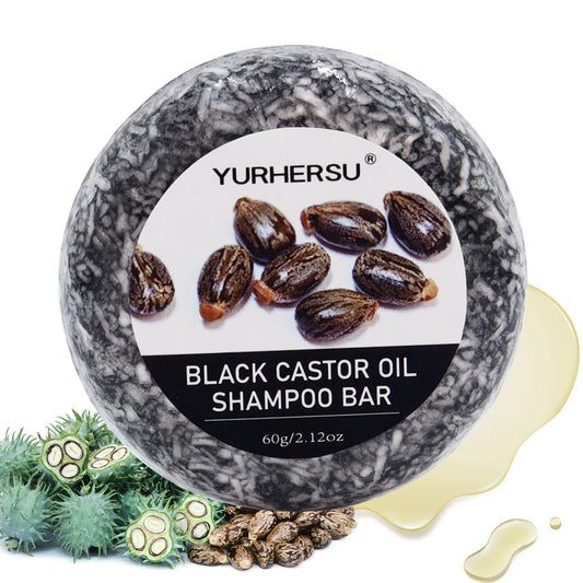 Black Castor 2-in-1 Shampoo & Conditioner Bar — 60g Nourishing Hair Care for All Hair Types