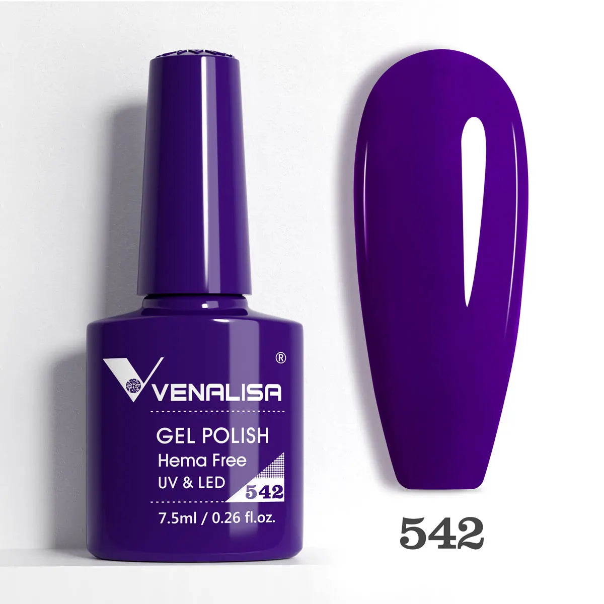 Venalisa HEMA-Free Glitter Gel Nail Polish — Full Coverage UV LED Soak-Off, Jelly Pink & Nude