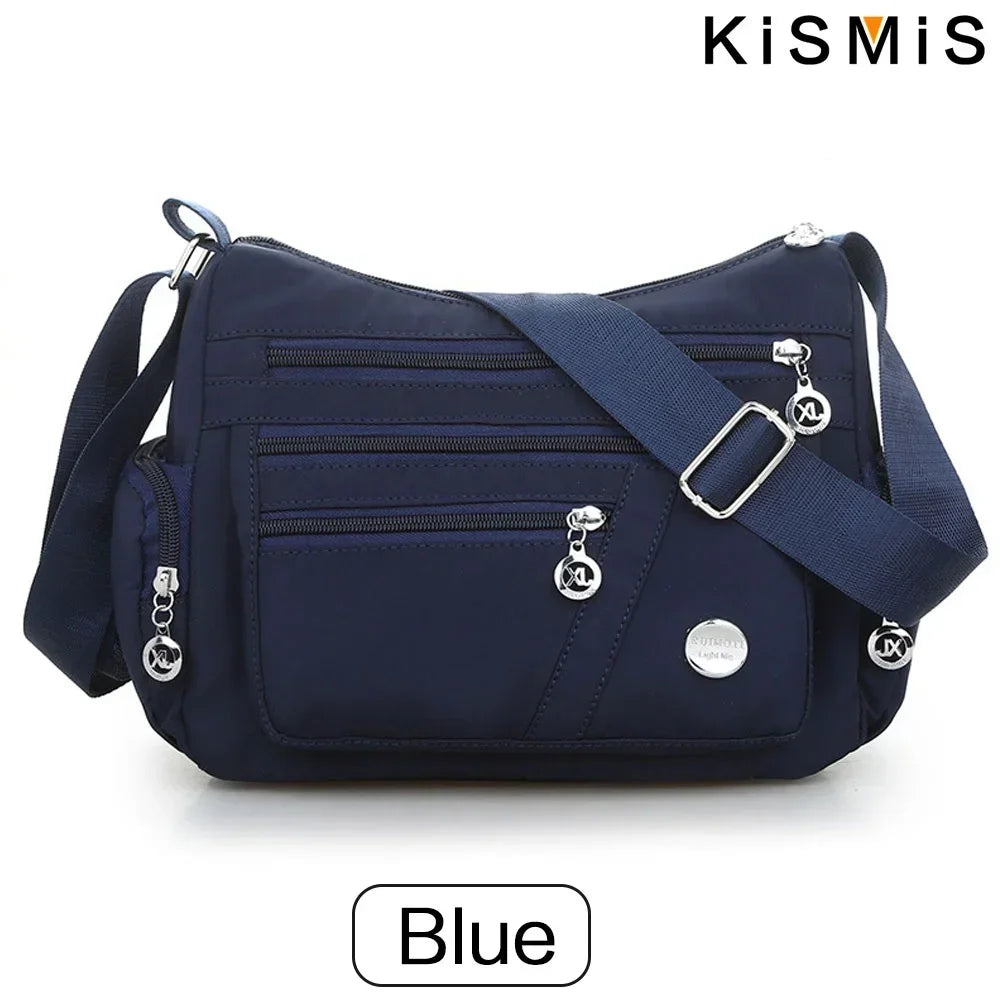 Women's Waterproof Crossbody Bag — Casual Oxford Shoulder & Messenger Bag