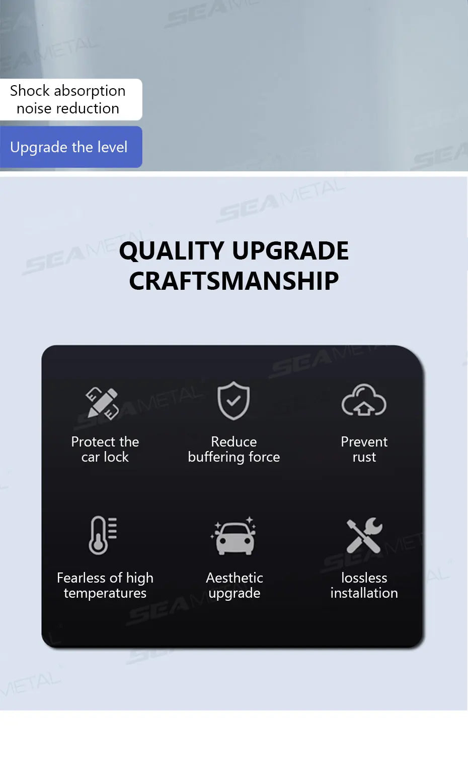 Universal Car Door Shock Absorber — Soundproof Anti-Vibration Cushion Buffer Pad & Damper