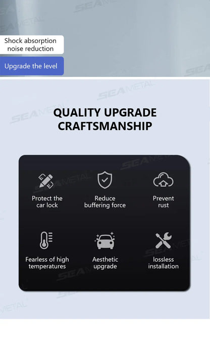 Universal Car Door Shock Absorber — Soundproof Anti-Vibration Cushion Buffer Pad & Damper
