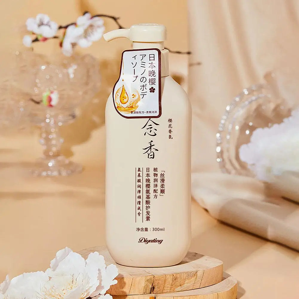 Amino Acid Japanese Evening Shampoo & Conditioner — 300ml Fragrant Hair Care for Soft, Healthy Hair