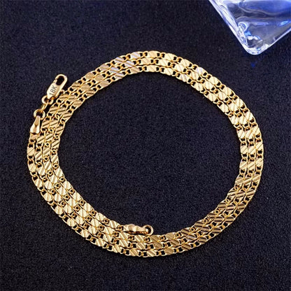 2mm 925 Sterling Silver Chain Necklace – Gold or Silver Finish