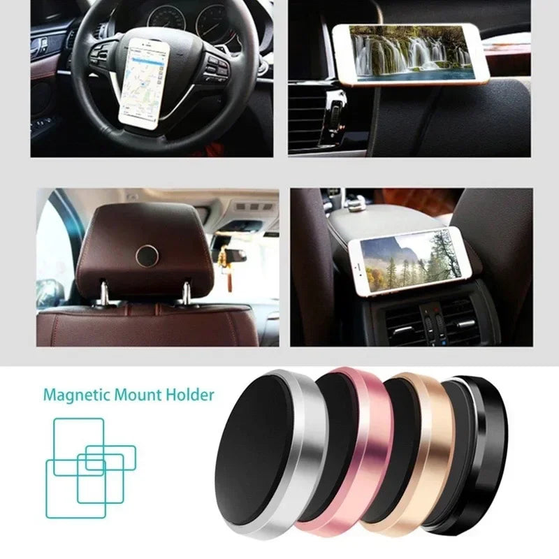 Magnetic Car Phone Holder — Universal Dashboard Mount for iPhone, Samsung, Xiaomi & Huawei