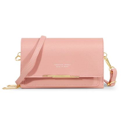 Women's Korean Multi-Card Wallet — Large Capacity Casual Shoulder Bag & Mobile Phone Purse