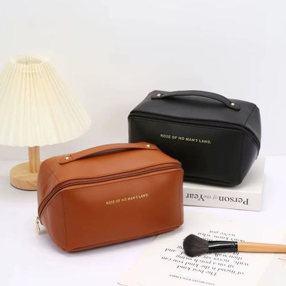 Pillow Makeup Bag — Luxury Travel Cosmetic Organizer for Women