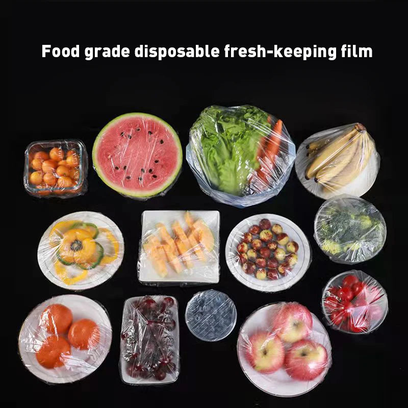Elastic Bowl & Plate Food Covers – 50 or 100 Pack