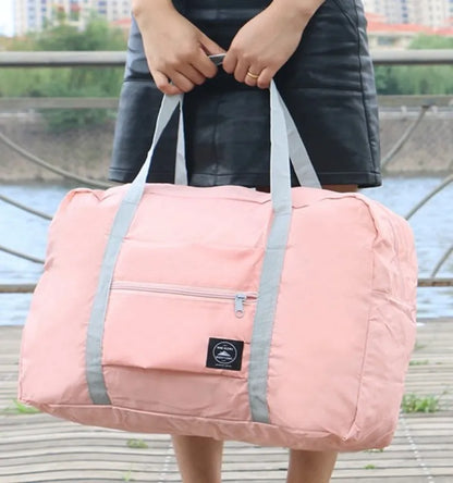 25 L Foldable Travel Duffel Bag with Trolley Sleeve