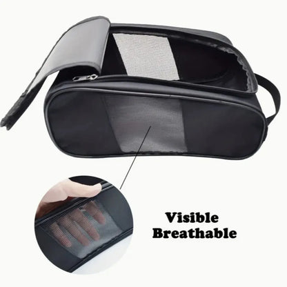 Portable Sports Shoe Bag — Breathable Oxford Carry Bag for Golf, Football & Tennis