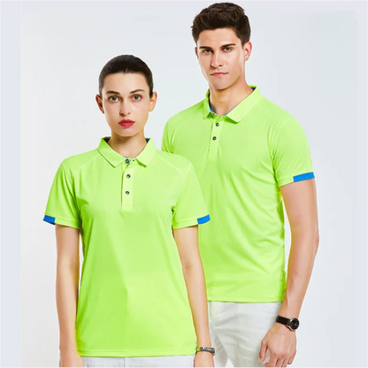 Men's Quick-Dry Sports POLO Shirt — Breathable Short Sleeve Cycling & Fitness Top