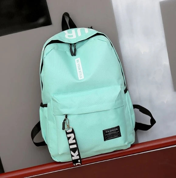 Korean Style Large Capacity Fashion Backpack — Trendy School & Travel Bag for Men & Women