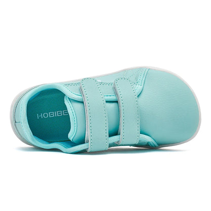 HOBIBEAR Kids Barefoot Minimalist Sneakers — Wide Toe Hook & Loop Lightweight Shoes for Boys & Girls