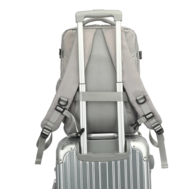 Lumin Cabin Travel Backpack — 42x18x29cm Hand Luggage Laptop Bag for Men & Women