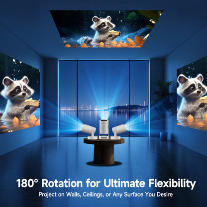 Magcubic HY300 Pro+ 8K WiFi 6 Projector — 290 ANSI Android 14, Bluetooth 5.0 & 1280x720P Home Cinema & Outdoor Projector