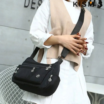 Women's Waterproof Crossbody Bag — Casual Oxford Shoulder & Messenger Bag